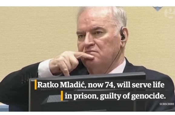 Сербського генерала Ратко Младича засудили до довічного ув’язнення Сербського генерала Ратко Младича засудили до довічного ув’язнення