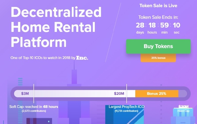 Український стартап Rentberry отримав рекордні в своєму сегменті $20 млн на ІСО Український стартап Rentberry отримав рекордні в своєму сегменті $20 млн на ІСО