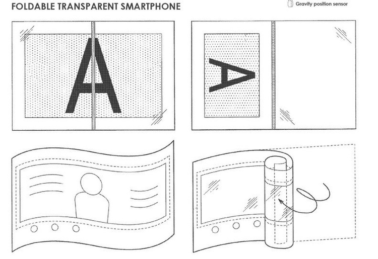 Sony випустить прозорий смартфон, який складається в трубочку Sony випустить прозорий смартфон, який складається в трубочку