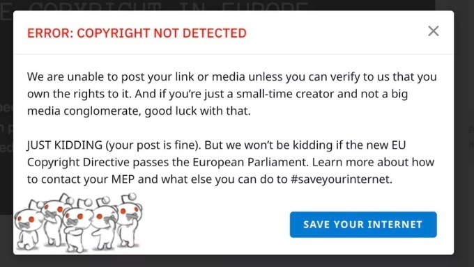 Європейські Wikipedia, Reddit та PornHub протестують проти Директиви про авторське право Європейські Wikipedia, Reddit та PornHub протестують проти Директиви про авторське право