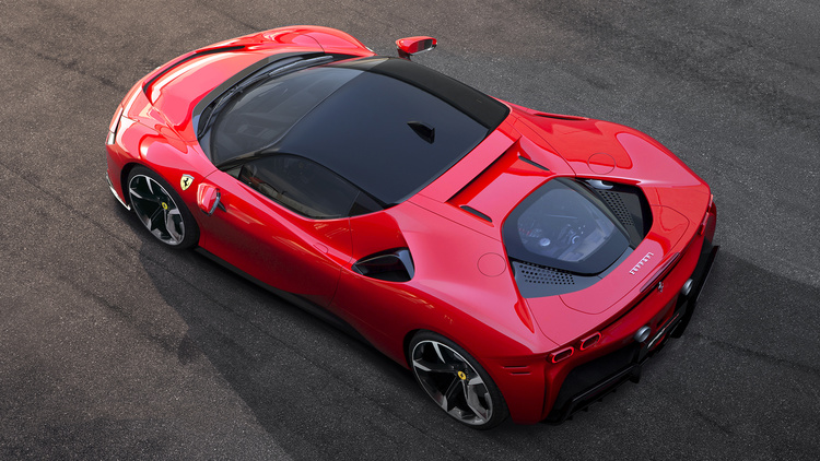 Ferrari представила потужний спорткар – гібрид, який перемикається на електроенергію Ferrari представила потужний спорткар – гібрид, який перемикається на електроенергію