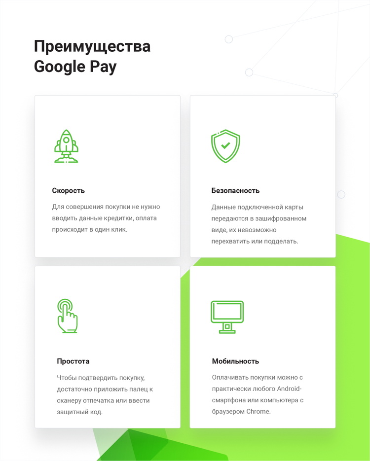 Підключення Google Pay на сайт стало доступним для всіх інтернет-торговців Підключення Google Pay на сайт стало доступним для всіх інтернет-торговців