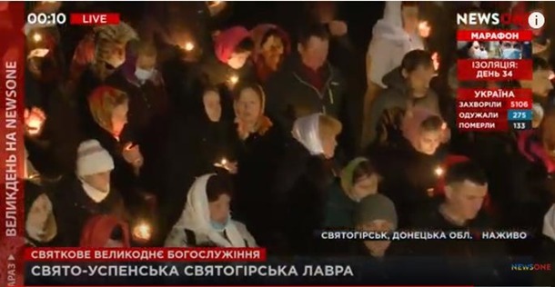 Понад 130 000 українців пішли до храмів на Великдень, незважаючи на карантин – Нацполіція Понад 130 000 українців пішли до храмів на Великдень, незважаючи на карантин – Нацполіція