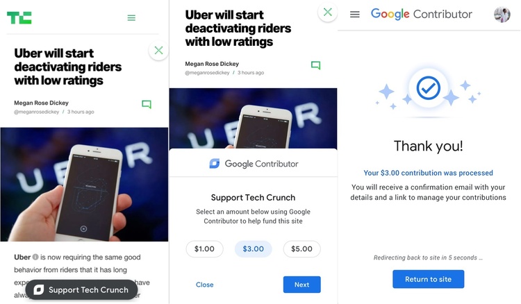 Google розробила сервіс «чайових» для веб-сайтів, але передумала його впроваджувати Google розробила сервіс «чайових» для веб-сайтів, але передумала його впроваджувати