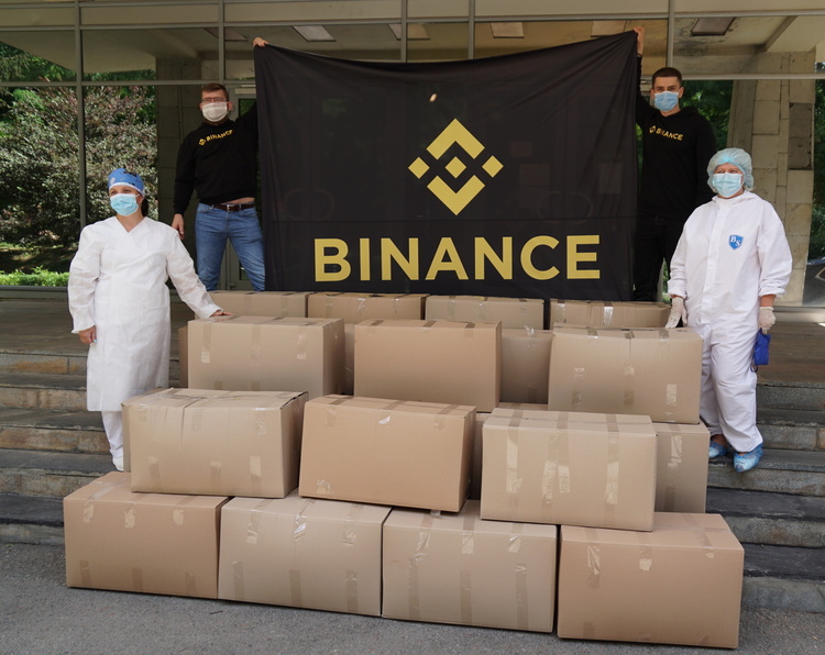 Binance надала понад 20 тисяч одиниць засобів індивідуального захисту лікарням в Україні Binance надала понад 20 тисяч одиниць засобів індивідуального захисту лікарням в Україні
