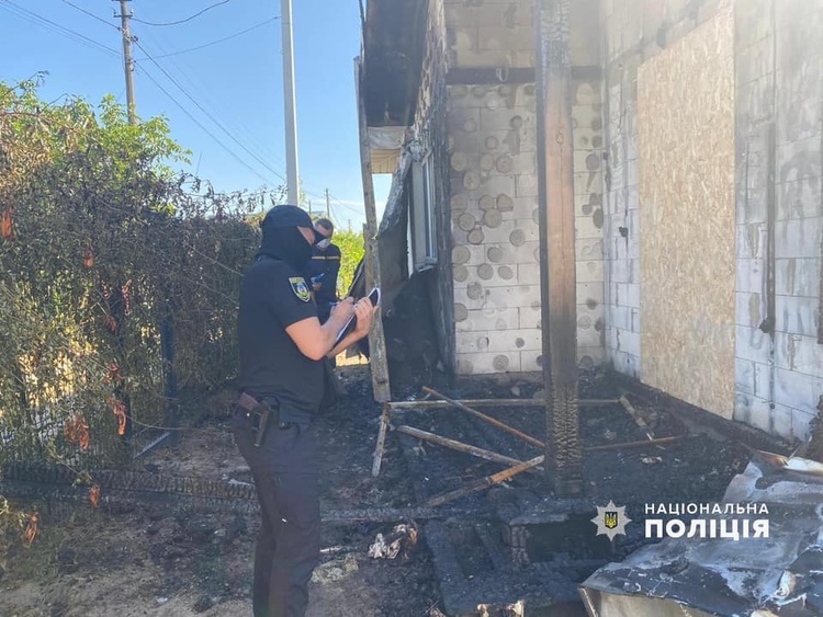 На місці пожежі будинку Шабуніна не виявили слідів вибухівки – поліція На місці пожежі будинку Шабуніна не виявили слідів вибухівки – поліція