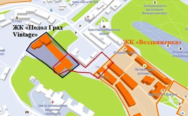 ДАБІ відмовилася видати дозвіл на забудову на Воздвиженці ДАБІ відмовилася видати дозвіл на забудову на Воздвиженці