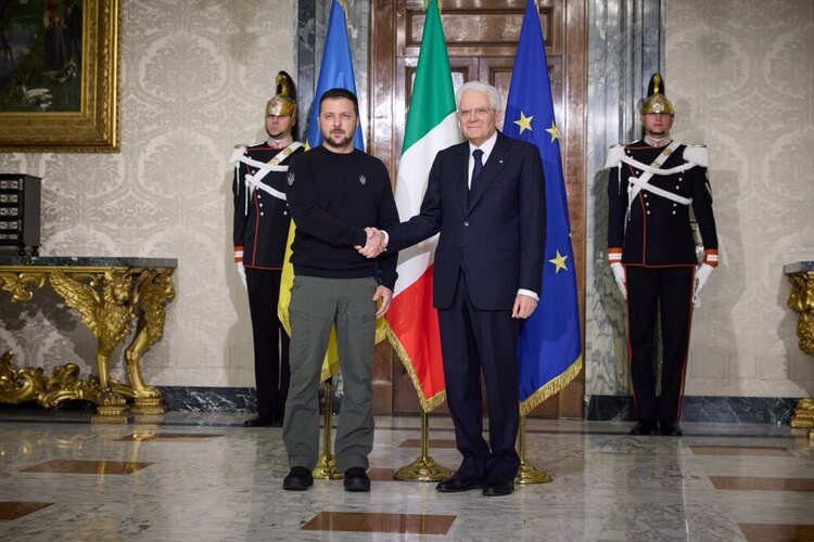 Zelensky meets with the Pope, Prime Minister and President of Italy Zelensky meets with the Pope, Prime Minister and President of Italy