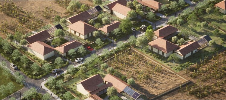 Відбудова України: як виглядатиме зруйноване село на Херсонщині після «реінкарнації» Відбудова України: як виглядатиме зруйноване село на Херсонщині після «реінкарнації»