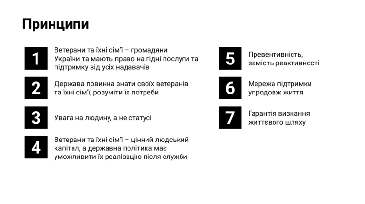 Концепція нової ветеранської політики: що має врахувати держава Концепція нової ветеранської політики: що має врахувати держава