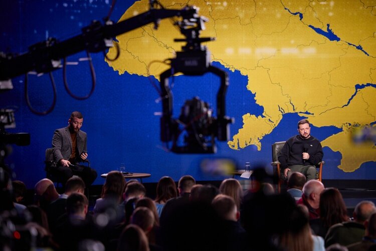 Підсумкова річна пресконференція Володимира Зеленського: головні тези Підсумкова річна пресконференція Володимира Зеленського: головні тези