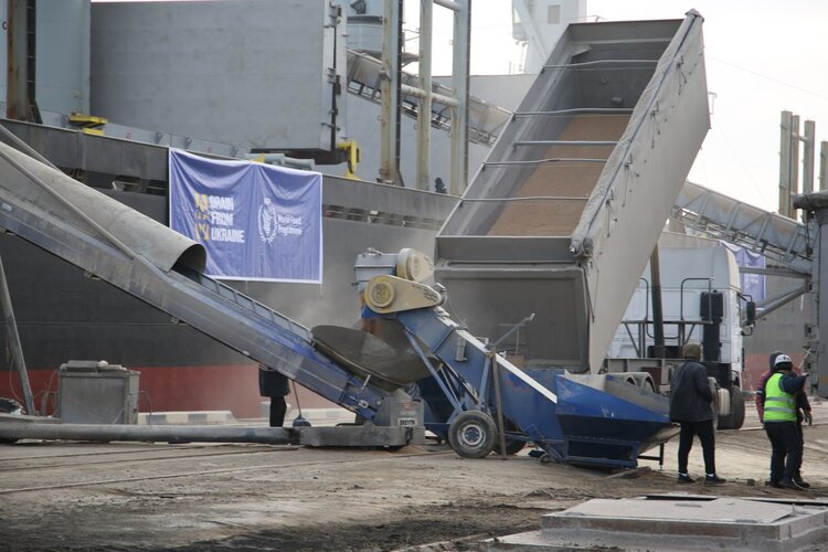 Перше у 2024 році судно, зафрахтоване програмою Grain From Ukraine, вийшло з українського порту Перше у 2024 році судно, зафрахтоване програмою Grain From Ukraine, вийшло з українського порту