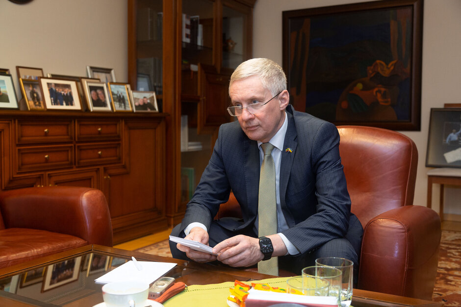 Посол Литви в Україні: «Присутність литовських і європейських компаній у росії сприяє вразливості самого ЄС» Посол Литви в Україні: «Присутність литовських і європейських компаній у росії сприяє вразливості самого ЄС»