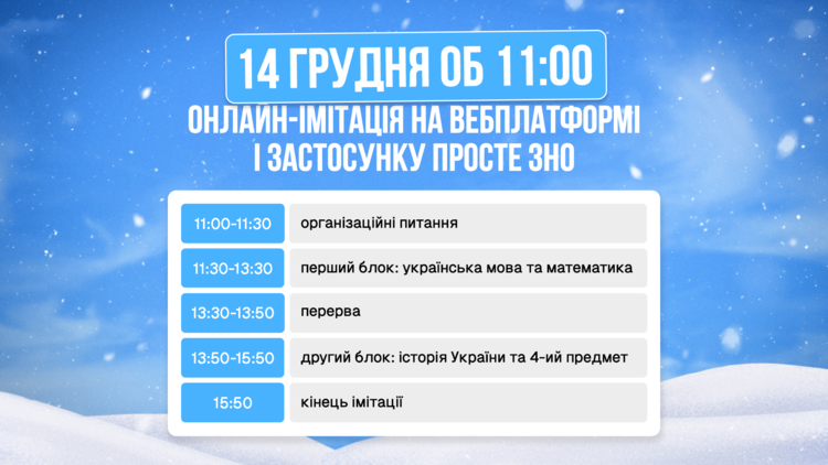 Тест драйв перед НМТ: масштабна імітація НМТ від TURBO ZNO стартує 14 грудня безкоштовно Тест драйв перед НМТ: масштабна імітація НМТ від TURBO ZNO стартує 14 грудня безкоштовно
