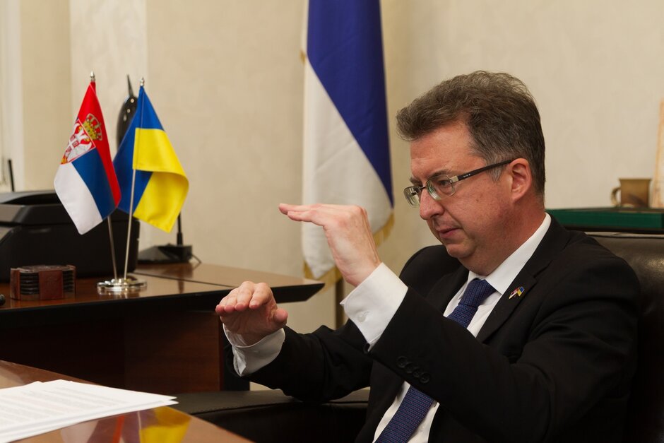 Посол Республіки Сербія в Україні: «Станом на сьогодні сербські резиденти сумарно інвестували в Україну 23,6 млн євро» Посол Республіки Сербія в Україні: «Станом на сьогодні сербські резиденти сумарно інвестували в Україну 23,6 млн євро»