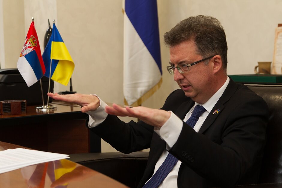 Посол Республіки Сербія в Україні: «Станом на сьогодні сербські резиденти сумарно інвестували в Україну 23,6 млн євро» Посол Республіки Сербія в Україні: «Станом на сьогодні сербські резиденти сумарно інвестували в Україну 23,6 млн євро»