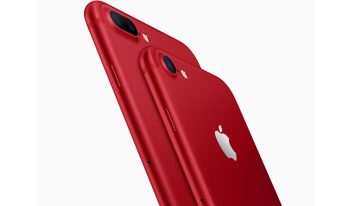 Apple випустила iPhone7 і 7Plus в червоному кольорі