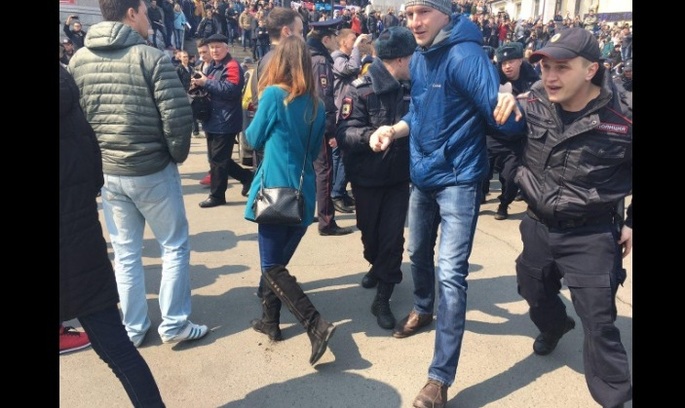 фото з відкритих джерел Антикорупційні мітинги опозиції в Росії: десятки затриманих (відео)