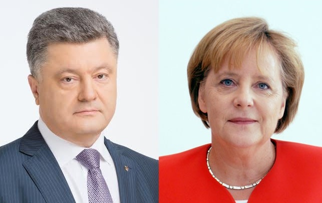 фото Офіційний сайт Президента України Порошенко поговорив з Меркель про ситуацію на Донбасі