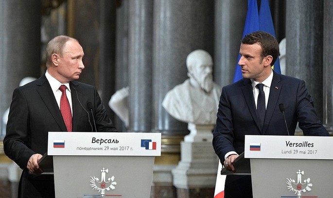 Макрон та Путін: про що говорили президенти Макрон та Путін: про що говорили президенти