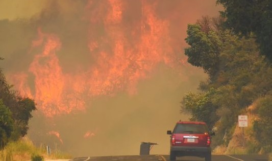 фото Santa Barbara County Fire Department Санта-Барбара горить: 50-градусна спека призвела до масштабних пожеж у Каліфорнії (ВІДЕО)