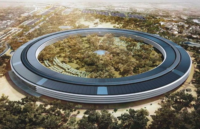 Будівництво нової штаб-квартири Apple завершується (ВІДЕО)