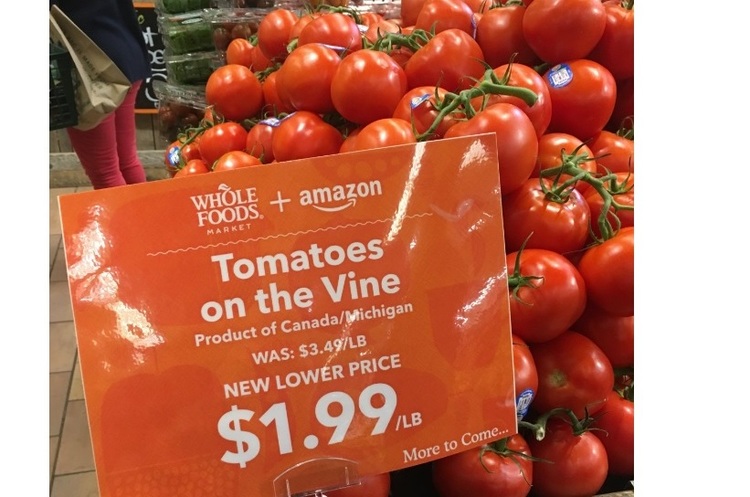 Amazon одразу після придбання мережі Whole Foods знизила ціни