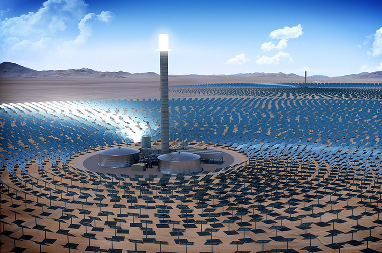 фото helioscsp.com В Дубаї побудують сонячну електростанцію висотою 260 метрів