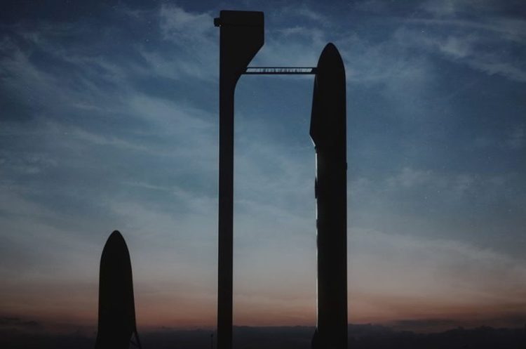 скрін з відео Ілон Маск продемонстрував, як працюватиме новий корабель SpaceX (ВІДЕО)