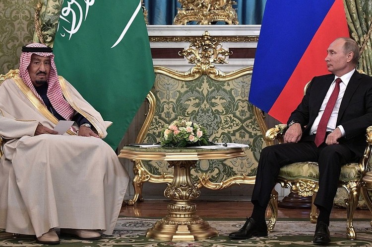 фото kremlin.ru Новий друг на Близькому Сході: король Саудівської Аравії вкладе в економіку Росії $3 млрд