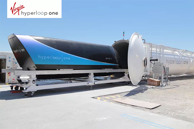 Фото Virgin Hyperloop One Річард Бренсон вклав мільйони доларів у швидкісні поїзди Hypleroop One