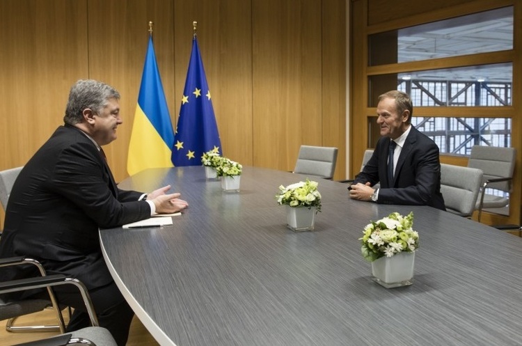 фото Офіційний сайт Президента України Порошенко подякував Дональду Туску за стратегічне бачення українсько-польської дружби