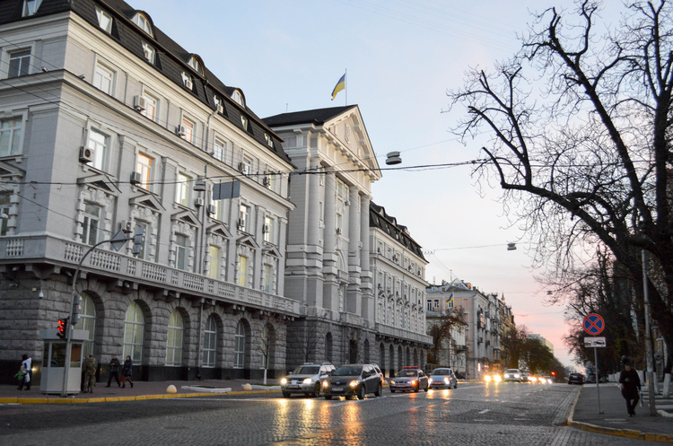 Обмежено рух транспорту в центрі Києва Обмежено рух транспорту в центрі Києва