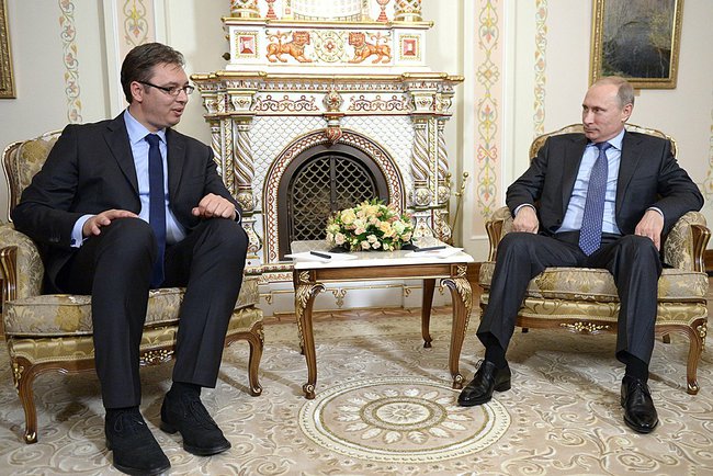 зустріч Вучича з президентом РФ Володимиром Путіним Сербія вирішила не вступати у НАТО