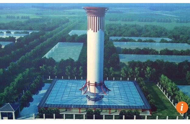 ілюстрація South China Morning Post У Китаї стометрові очисні вежі рятуватимуть міста від смогу