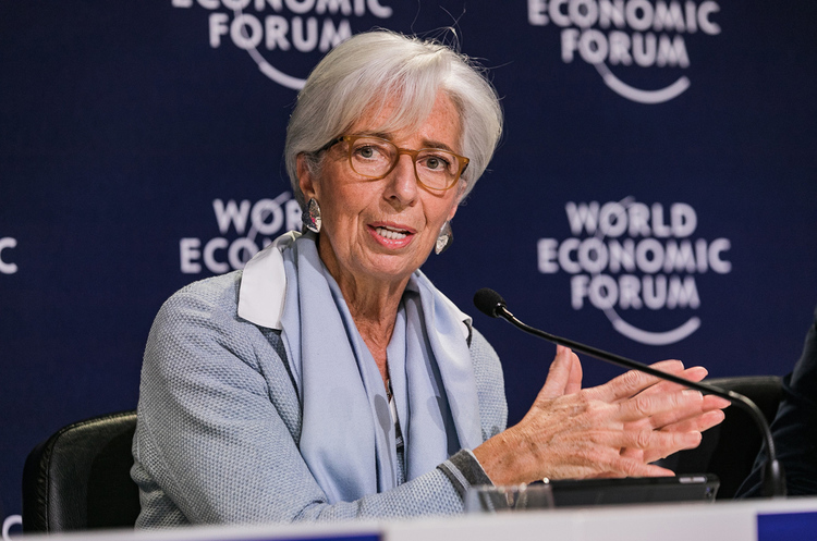 Фото: World Economic Forum / Jakob Polacsek Крістін Лагард: «Країни повинні вжити заходів для недопущення погіршення економіки»