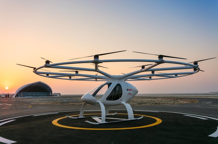 фото volocopter.com В Дубаї готуються запустити літаюче таксі, яке підніматиметься на висоту до 2 км