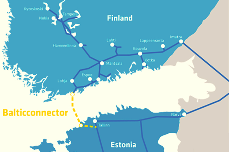 Фото: сайт balticconnector.fi Уряд Естонії дозволив будівництво газопроводу Balticconector