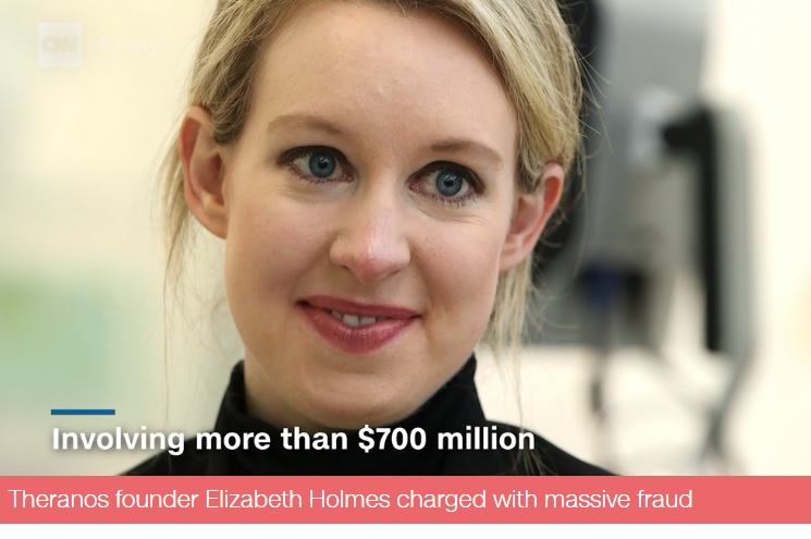 Elizabeth Holmes Висмоктано з пальця: стартап Theranos надурив інвесторів на 700 млн, обіцяючи миттєвий аналіз крові