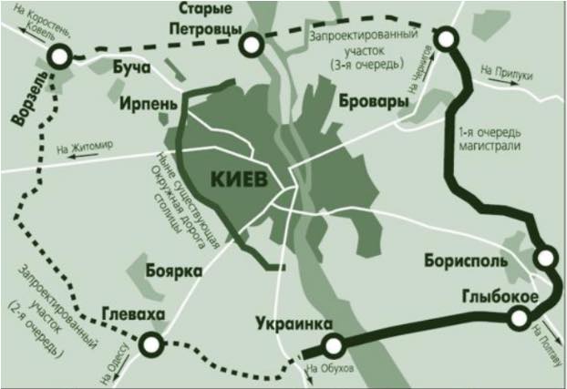 «Укравтодор» оприлюднив план об’їздної дороги навколо Києва «Укравтодор» оприлюднив план об’їздної дороги навколо Києва