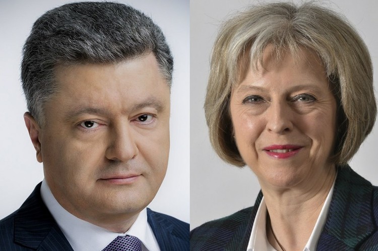 Порошенко та Мей обговорили посилення санкцій щодо РФ Порошенко та Мей обговорили посилення санкцій щодо РФ