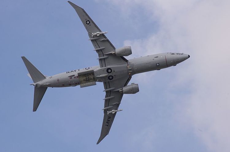Boeing P-8 Poseidon Біля російської авіабази в Сирії зафіксовано 7 американських розвідувальних літаків
