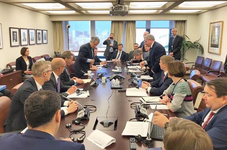 Україна та МВФ обговорюють умови четвертого перегляду програми співпраці – НБУ Україна та МВФ обговорюють умови четвертого перегляду програми співпраці – НБУ