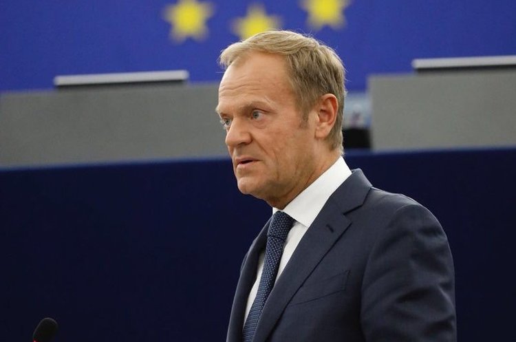 Дональд Туск Президент Євроради шкодує, що Brexit «не пішов у відставку» разом із Джонсоном і Девісом