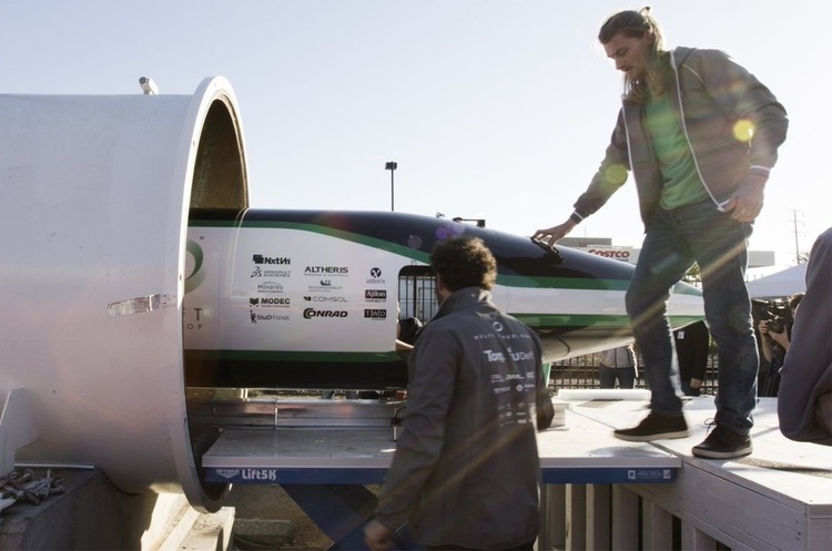 фото Twitter @Hyperloop Американська Hyperloop вибрала, де будуватиме комерційну надзвукову лінію
