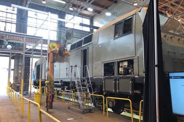 Локомотив TE33A «Тризуб» Перші локомотиви General Electric планують ввести в експлуатацію восени