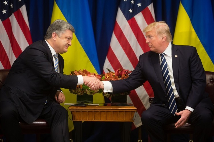 Петро Порошенко, Дональд Трамп Трамп привітав Україну з Днем незалежності