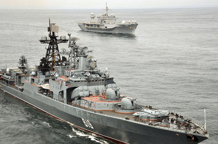 Росія розгорнула біля берегів Сирії найпотужніше угрупування бойових кораблів Росія розгорнула біля берегів Сирії найпотужніше угрупування бойових кораблів