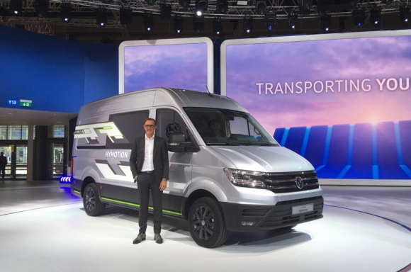 Volkswagen показала свій концепт водневого вантажного фургону Volkswagen показала свій концепт водневого вантажного фургону