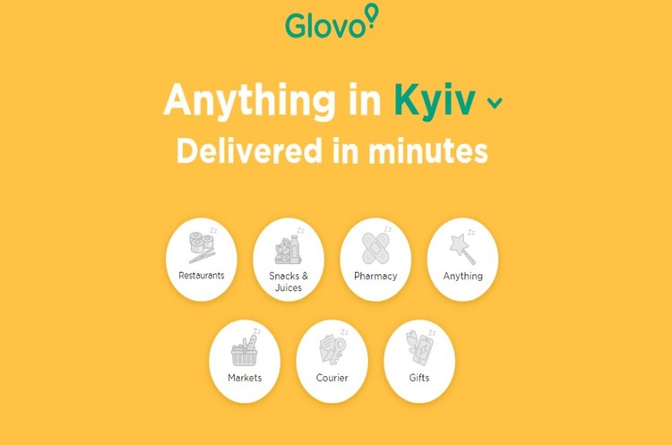 Сервіс доставки Glovo запущено у Києві Сервіс доставки Glovo запущено у Києві